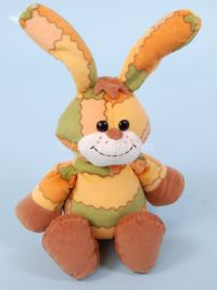 Gund Threads RAGS THE RABBIT Patchwork Everland Plush